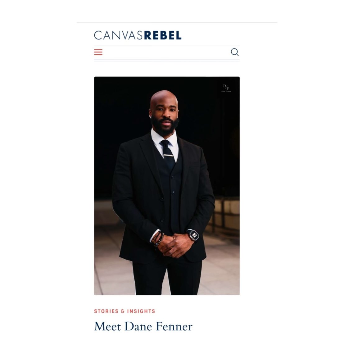 Dane Fenner on Canvas Rebel